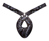 S'naked Criss Cross Thong Blue Black