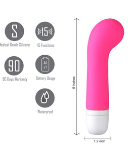 Ava Silicone G Spot Vibe Neon Pink Default Title