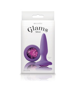 Glams Mini Gem Butt Plug Purple