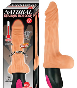 Natural Realskin Hot Cock #2 6.5 Flesh 