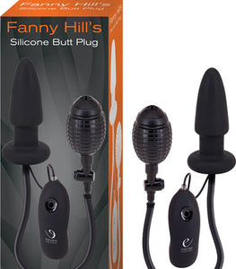 Fanny Hill's Silicone Butt Plug Black Default Title