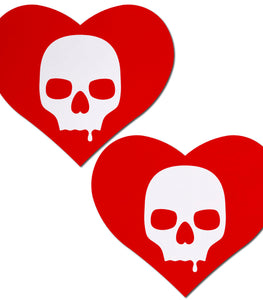 Pastease Sullen Skull Red Hearts Default Title
