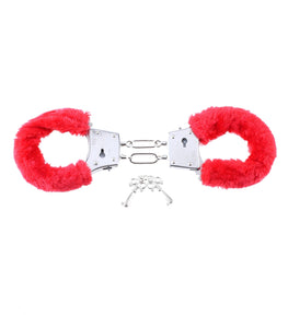 Fetish Fantasy Beginners Furry Cuffs Red Default Title