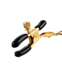 Fetish Fantasy Gold Nipple Chain Clamps Default Title