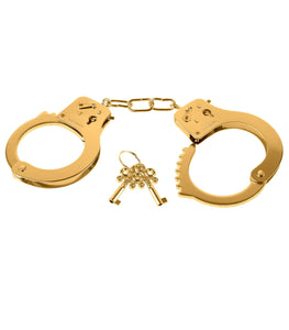 Fetish Fantasy Gold Metal Cuffs Default Title