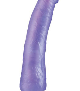 Basix Rubber Works Slim 7in Dong W/ Suction Cup Purple