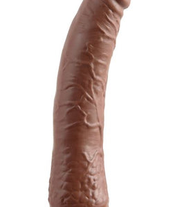 Basix Rubber Works 7in Slim Dong W/ Suction Cup Brown