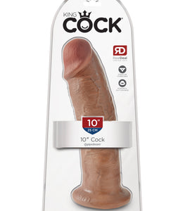 King Cock 10 In Cock Tan Default Title