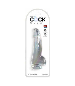 King Cock Clear 7.5in W/ Balls Default Title