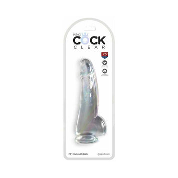 King Cock Clear 7.5in W/ Balls Default Title