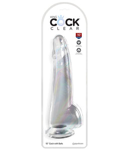 King Cock Clear 10in W/ Balls Default Title