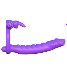 Fantasy C-ringz Double Penetrator Rabbit Default Title