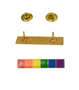 Lapel Pin Rainbow Bar Default Title