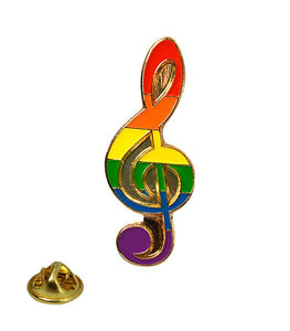Lapel Pin Rainbow Note Default Title