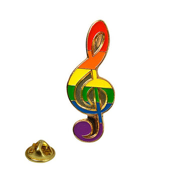 Lapel Pin Rainbow Note Default Title
