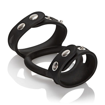 Tri Snap Cock & Ball Cage Silicone Default Title