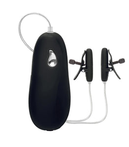 Nipple Play Nipple Teasers Vibrating Heated Black