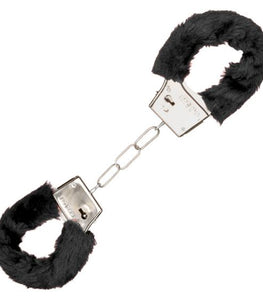 Playful Furry Cuffs Black
