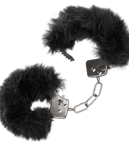 Ultra Fluffy Furry Cuffs Black