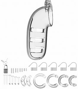 Mancage Chastity 5.5in Transparent Model 6 Default Title