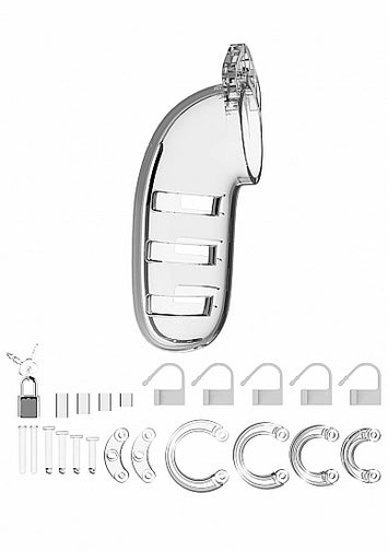 Mancage Chastity 5.5in Transparent Model 6 Default Title