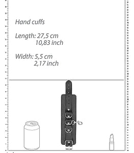 B&w Hogtie W/ Hand & Ankle Cuffs Bonded Leather Default Title