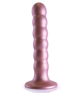 Ouch! Beaded Silicone G-spot Dildo 5 In Rose Gold Default Title
