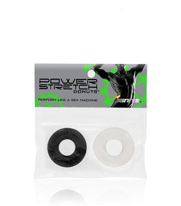 Power Stretch Donuts 2pk Black clear