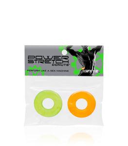 Power Stretch Donuts 2pk Black clear