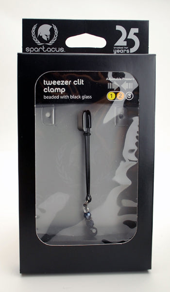 Tweezer Clit Clamp W/beads Black