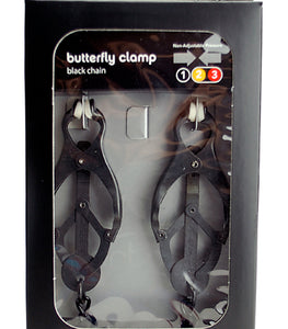 Black Butterfly Clamp W/link Chain Default Title