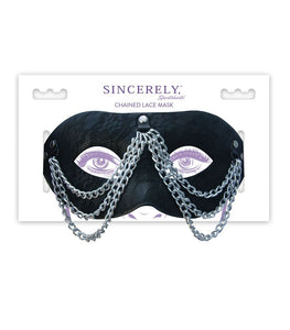 Sincerely Chained Lace Mask Default Title