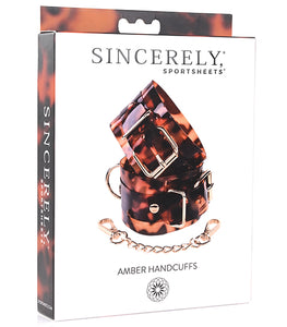 Sincerely Amber Hand Cuffs Default Title