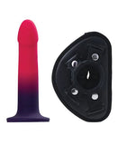 Duo Silicone Dildo (non Vibrating) With Harness