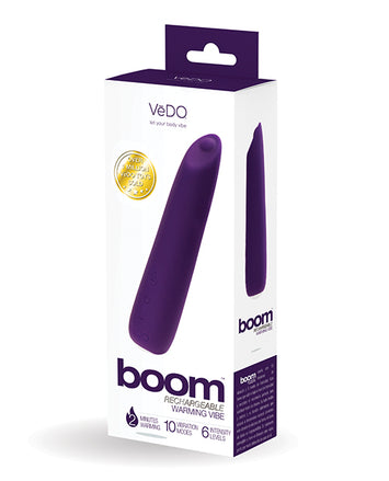 Vedo Boom Rechargeable Warming Vibe Deep Purple Default Title