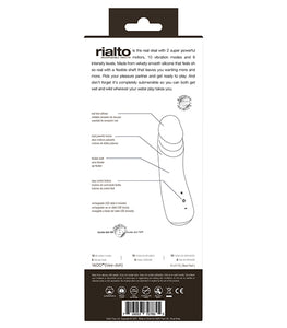 Vedo Rialto Rechargeable Vibe Pearl Black