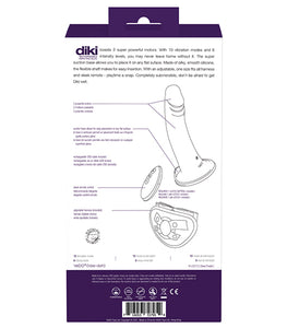 Vedo Diki Vibrating Dildo W/ Harness Deep Purple Default Title