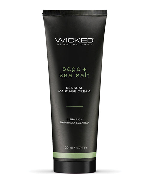 Wicked Massage Cream Sage + Sea Salt 4 Oz Default Title
