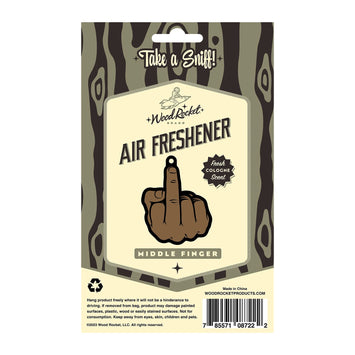 Middle Finger Brown Air Freshener Default Title