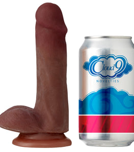 Cloud 9 Dual Density Dildo Touch W/ Balls Tan Mocha 6