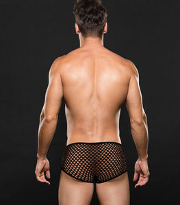 Envy Modern Fishnet Trunk Black S m