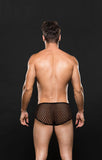 Envy Modern Fishnet Trunk Black S m