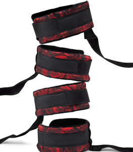 Rosegasm Bed Restraint Kit W/ Blindfold Default Title