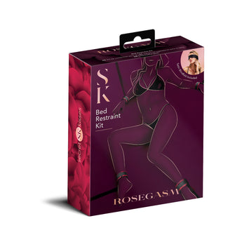 Rosegasm Bed Restraint Kit W/ Blindfold Default Title