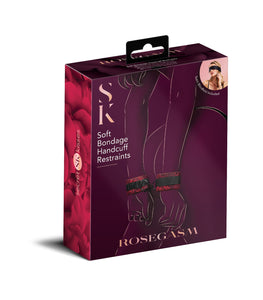 Rosegasm Cuffs W/ Satin Blindfold Default Title