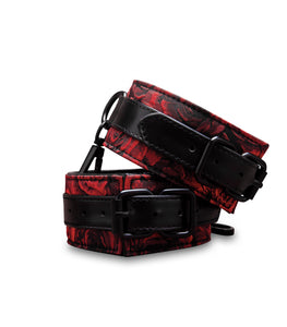 Rosegasm Buckle Cuffs W/ Satin Blindfold Default Title