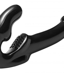Strap U Revolver Strapless Strap On Dildo Black Default Title