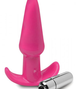 Frisky Thrilling Pink Smooth Vibrating Anal Plug Default Title