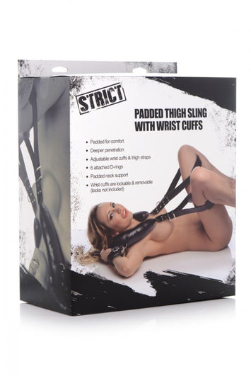 Strict Padded Thigh Sling W/ Wrist Cuffs Default Title