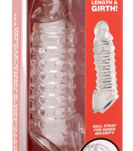 Size Matters 1.5in Penis Enhancer Sleeve Clear Default Title